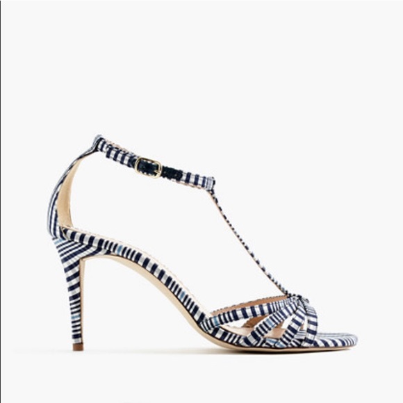 J.Crew Printed Multistrap Sandals - Picture 7 of 8